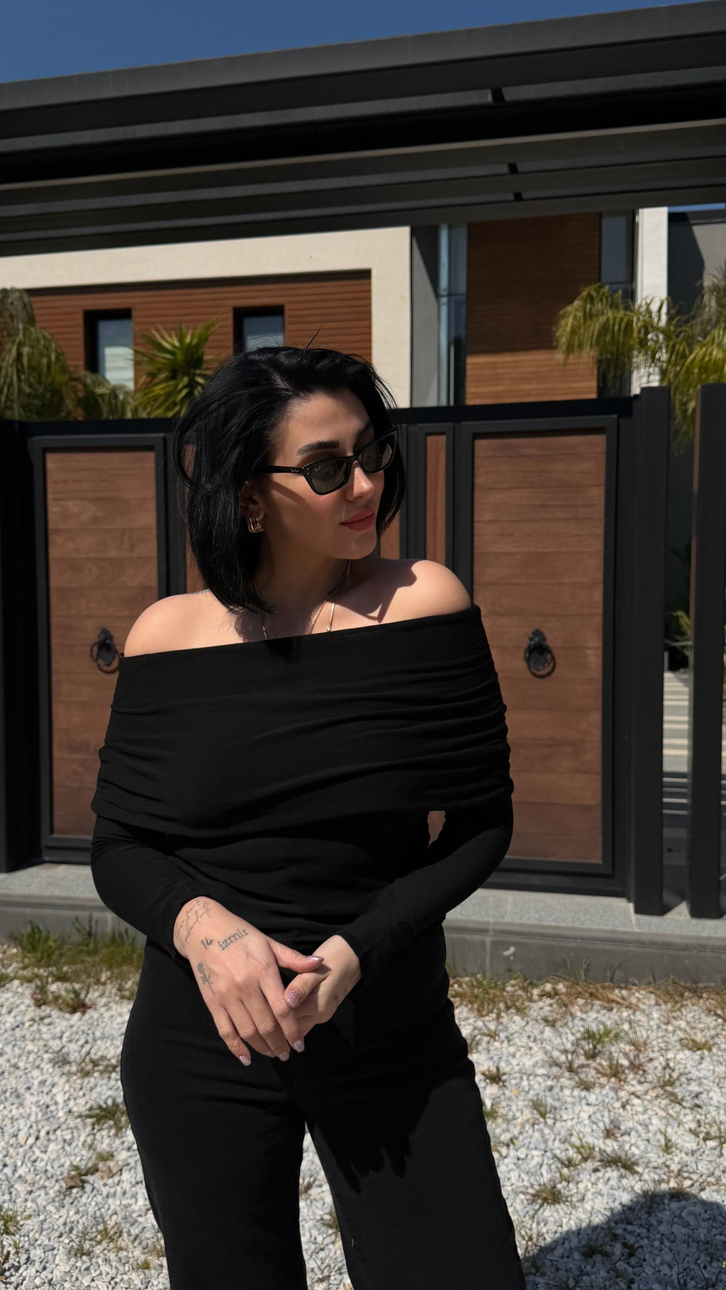 CO356 KAYIK YAKA BLUZ