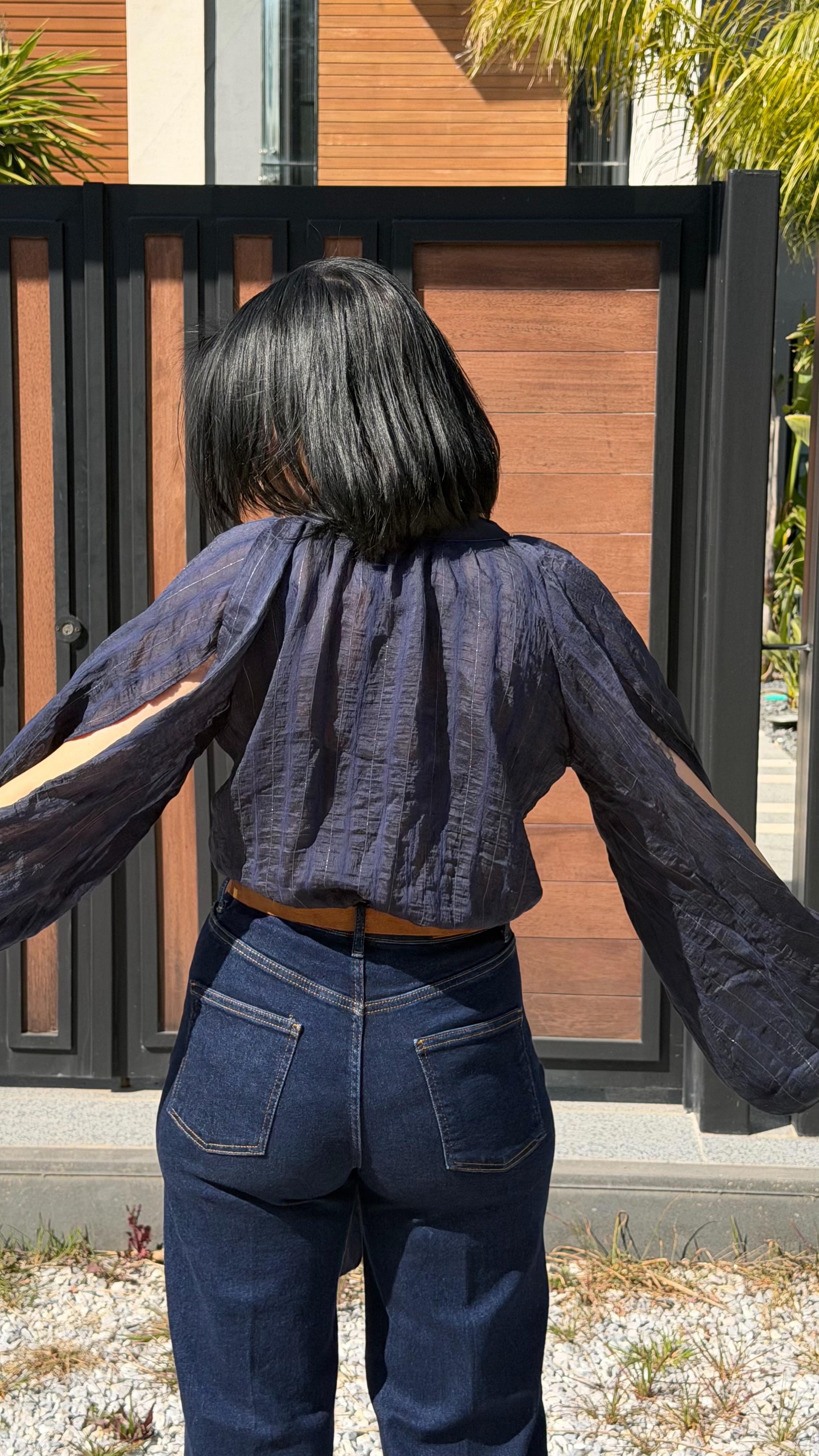 CO360 KOL DETAYLI GÖMLEK