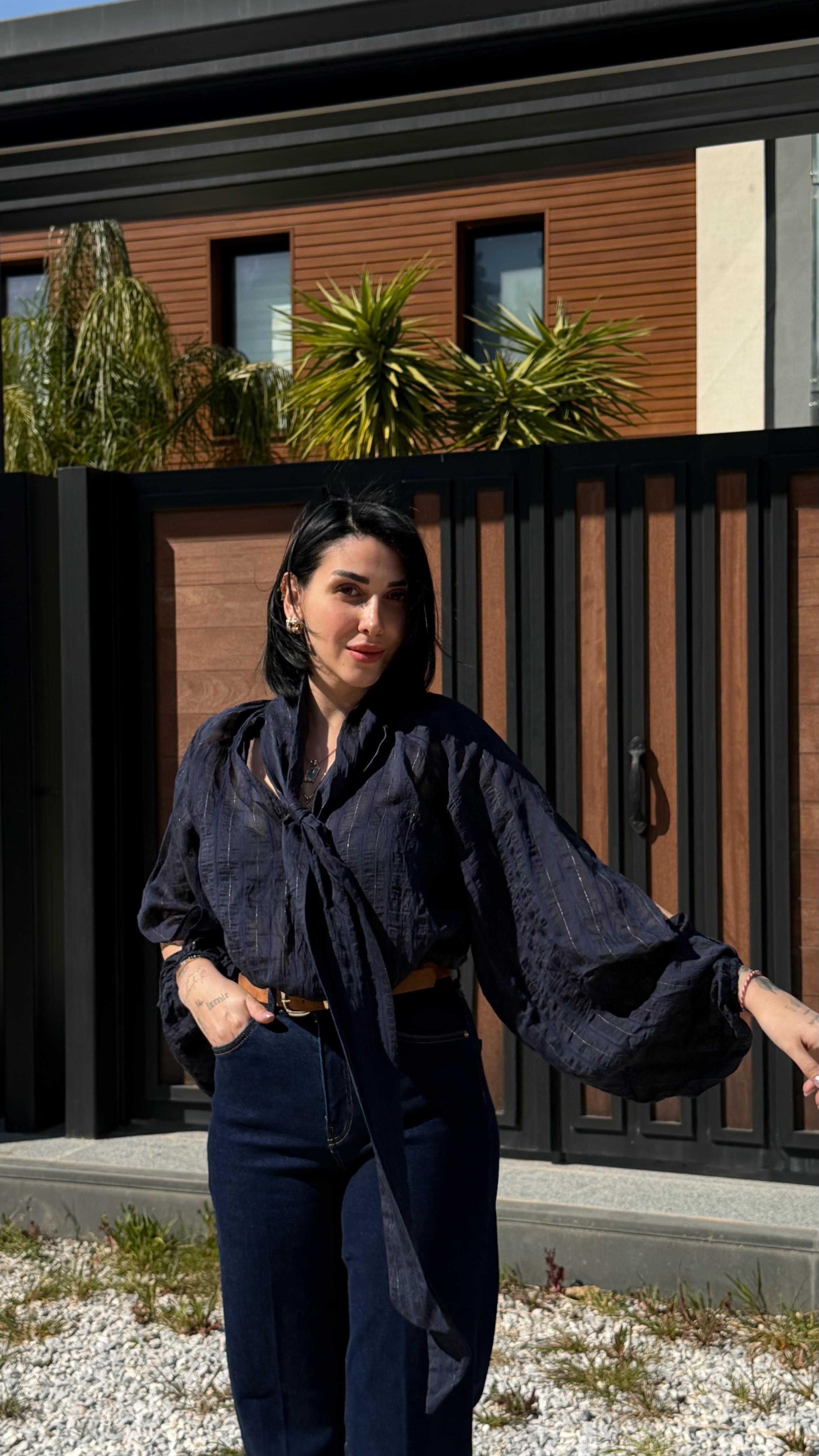 CO360 KOL DETAYLI GÖMLEK