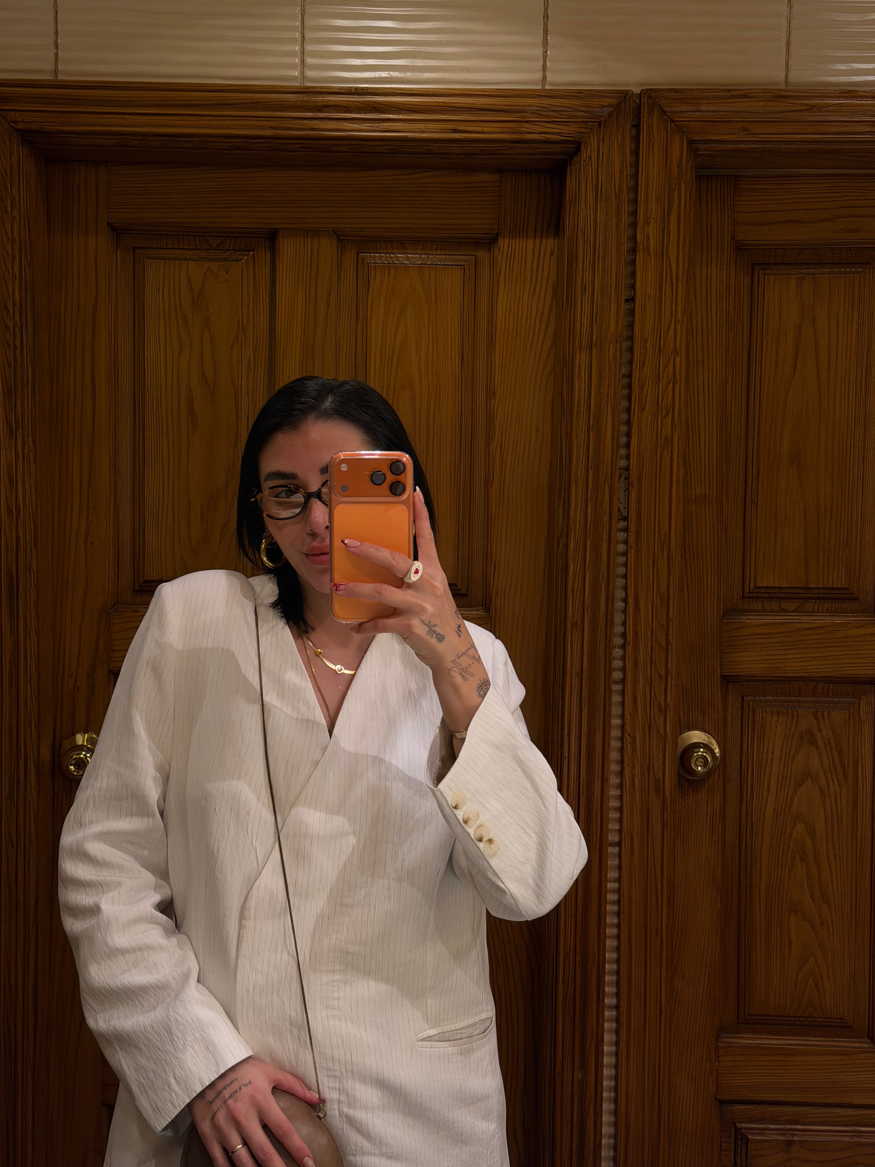 CO343 KREM BLAZER TAKIM