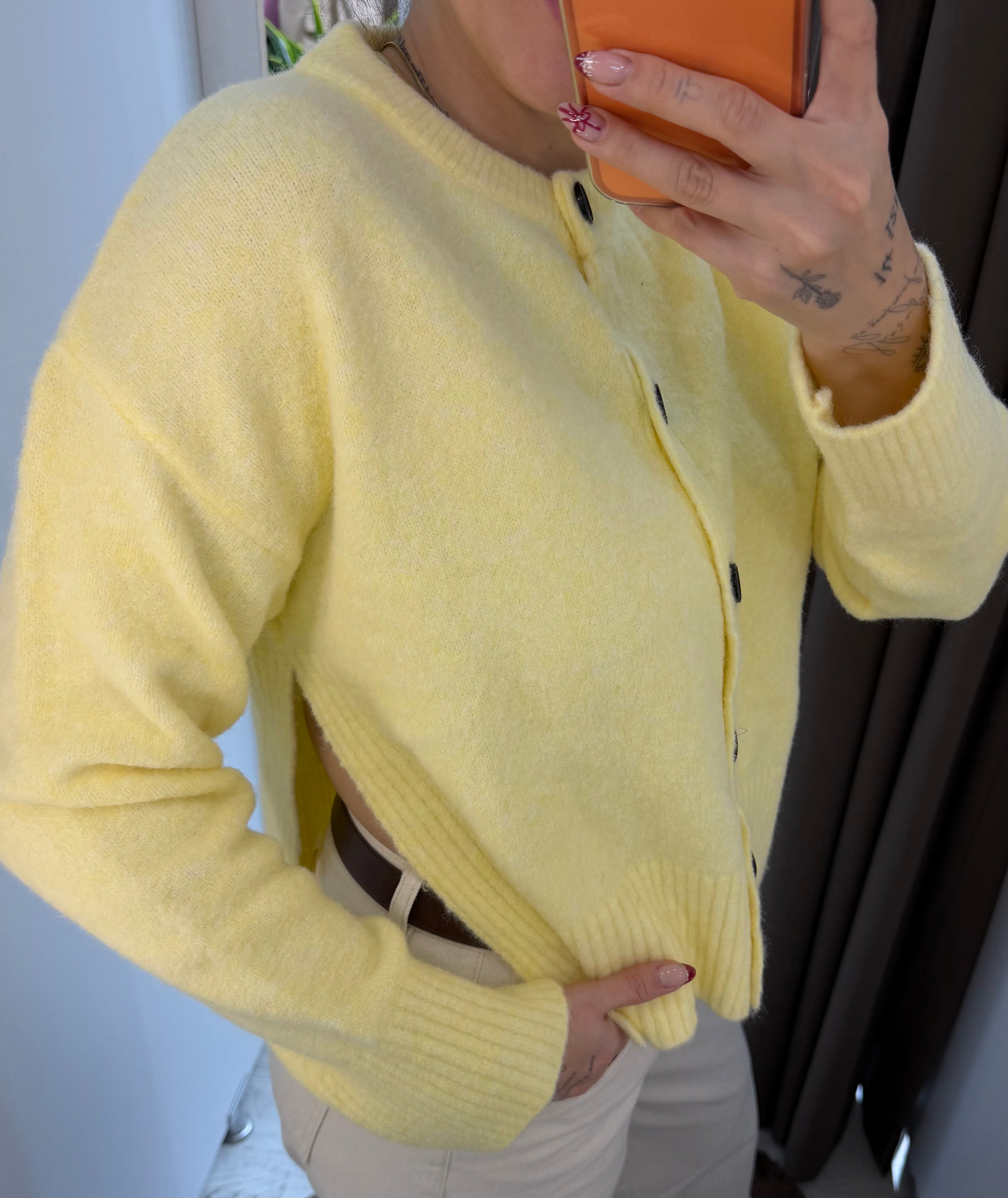 CO348 SARI YIRTMAÇLI HIRKA