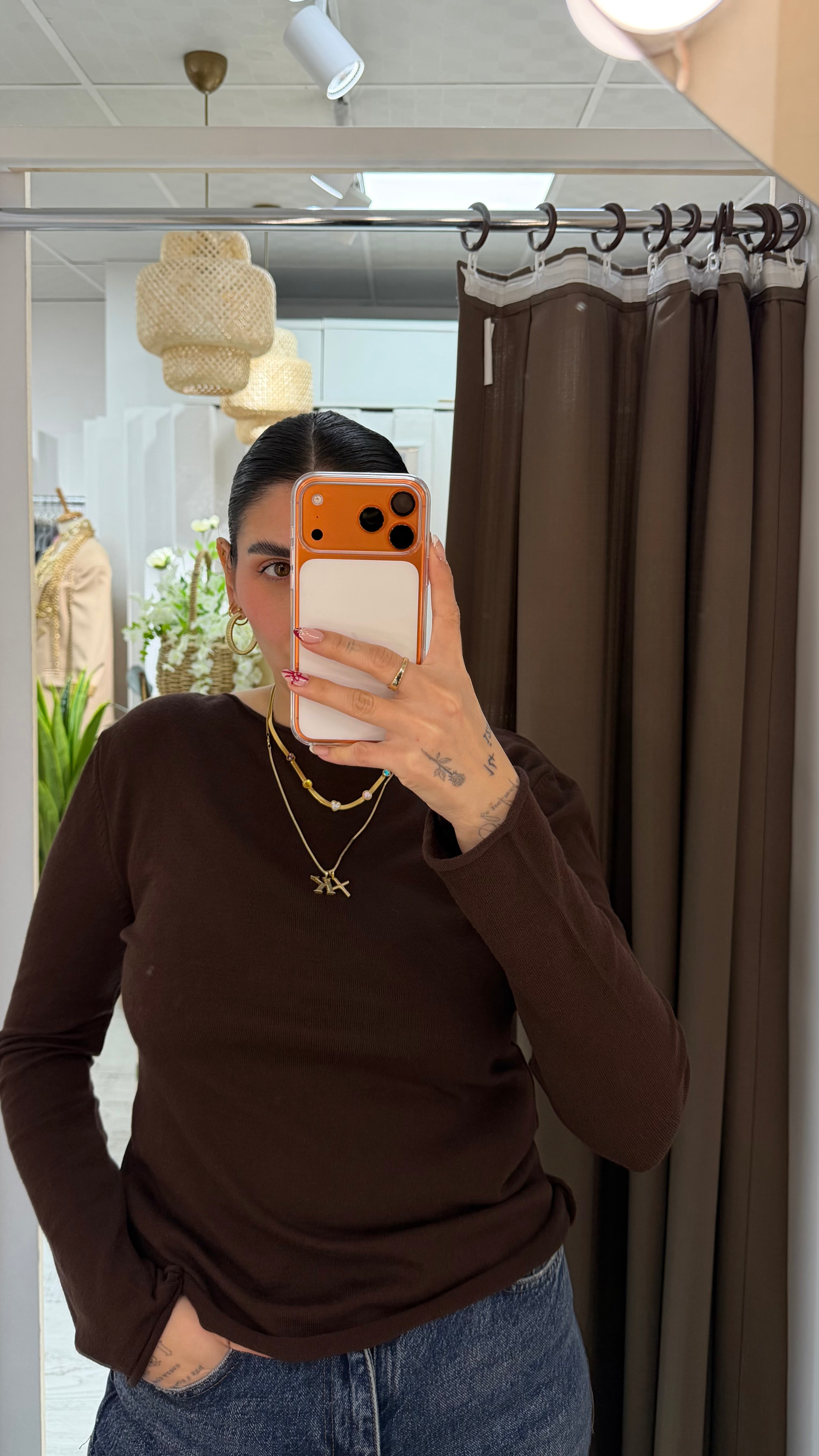 CO335 KAHVE MUADİL İNCE KAZAK