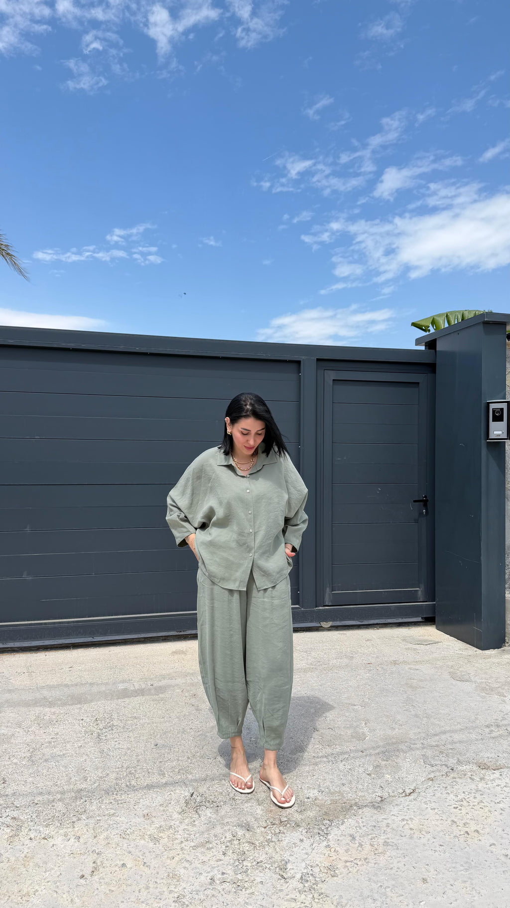 CO397 SOFT YEŞİL TENCEL TAKIM
