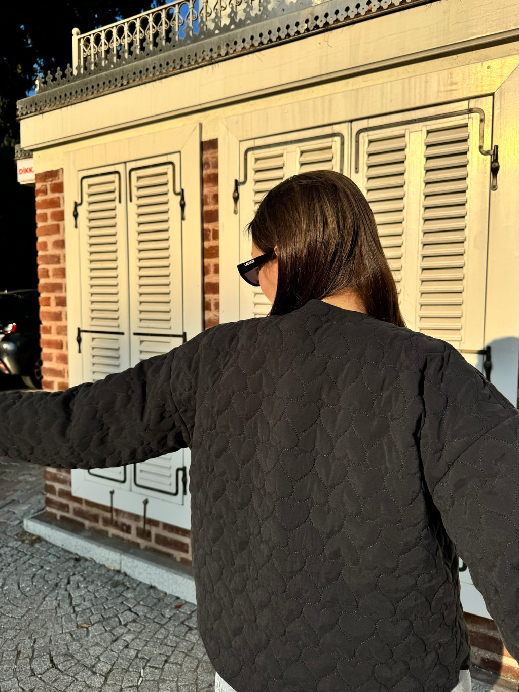 CO129 KALP DETAY BİKER CEKET