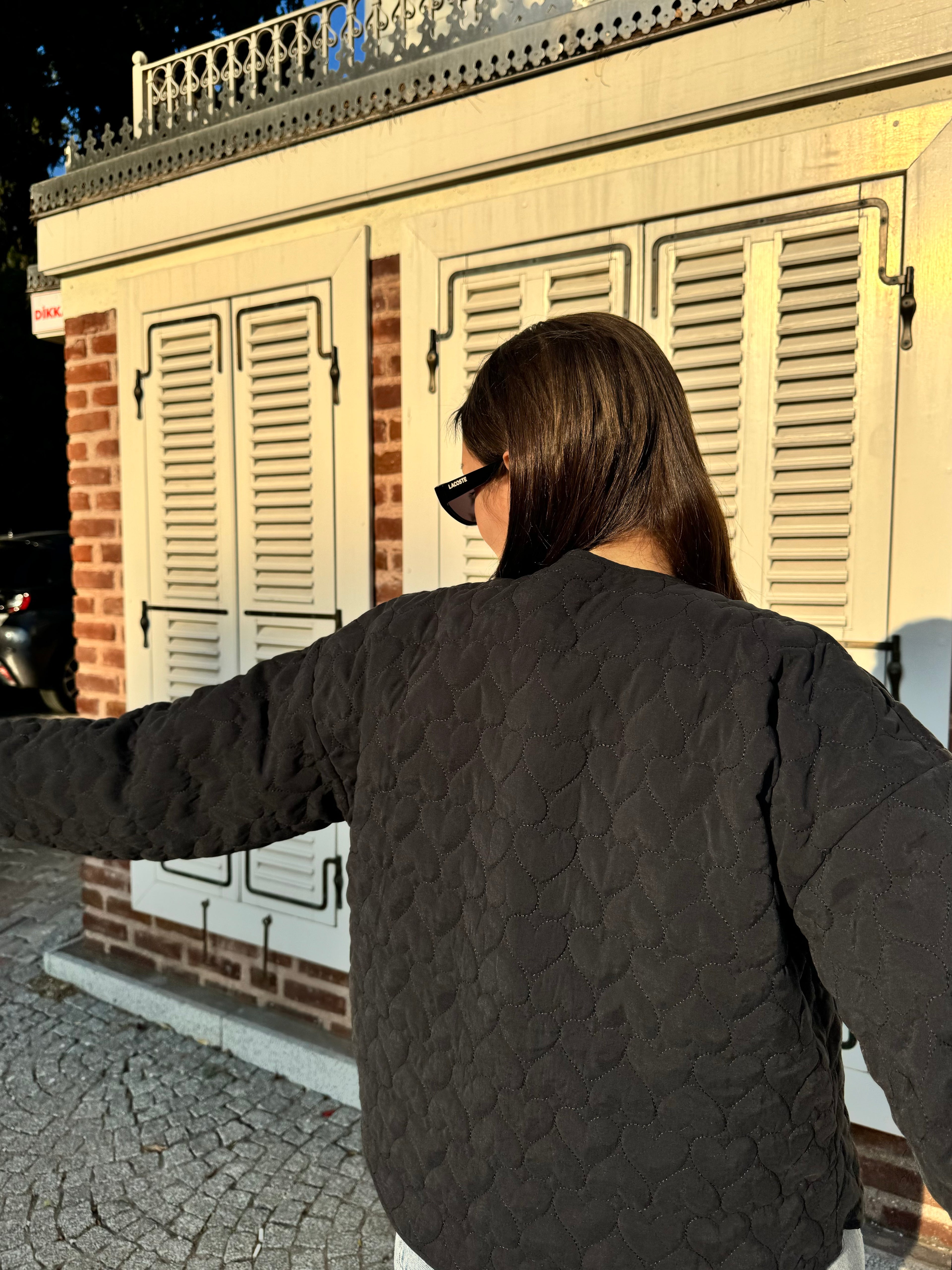 CO129 KALP DETAY BİKER CEKET