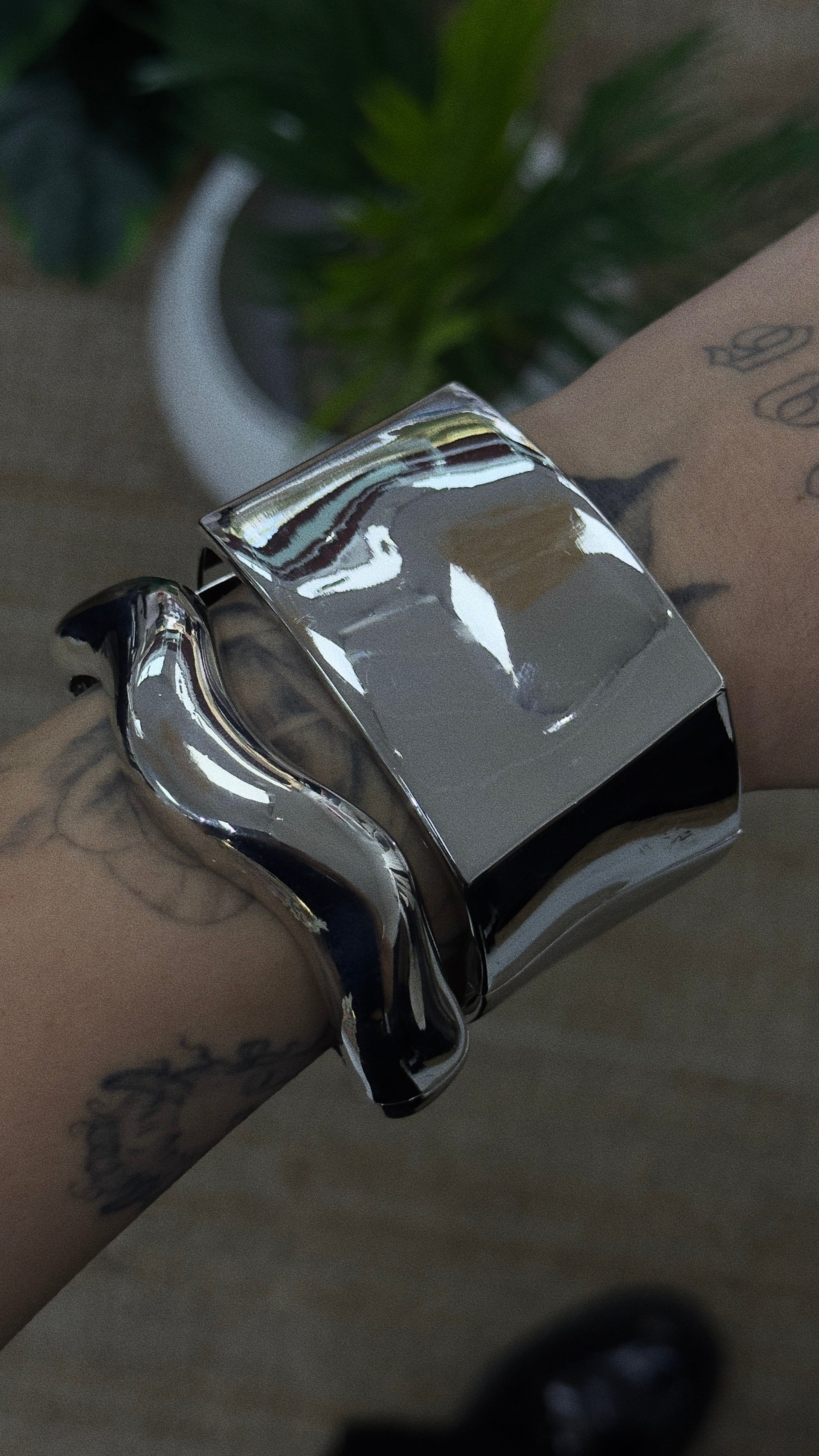 TK121 SILVER KALIN KELEPÇE