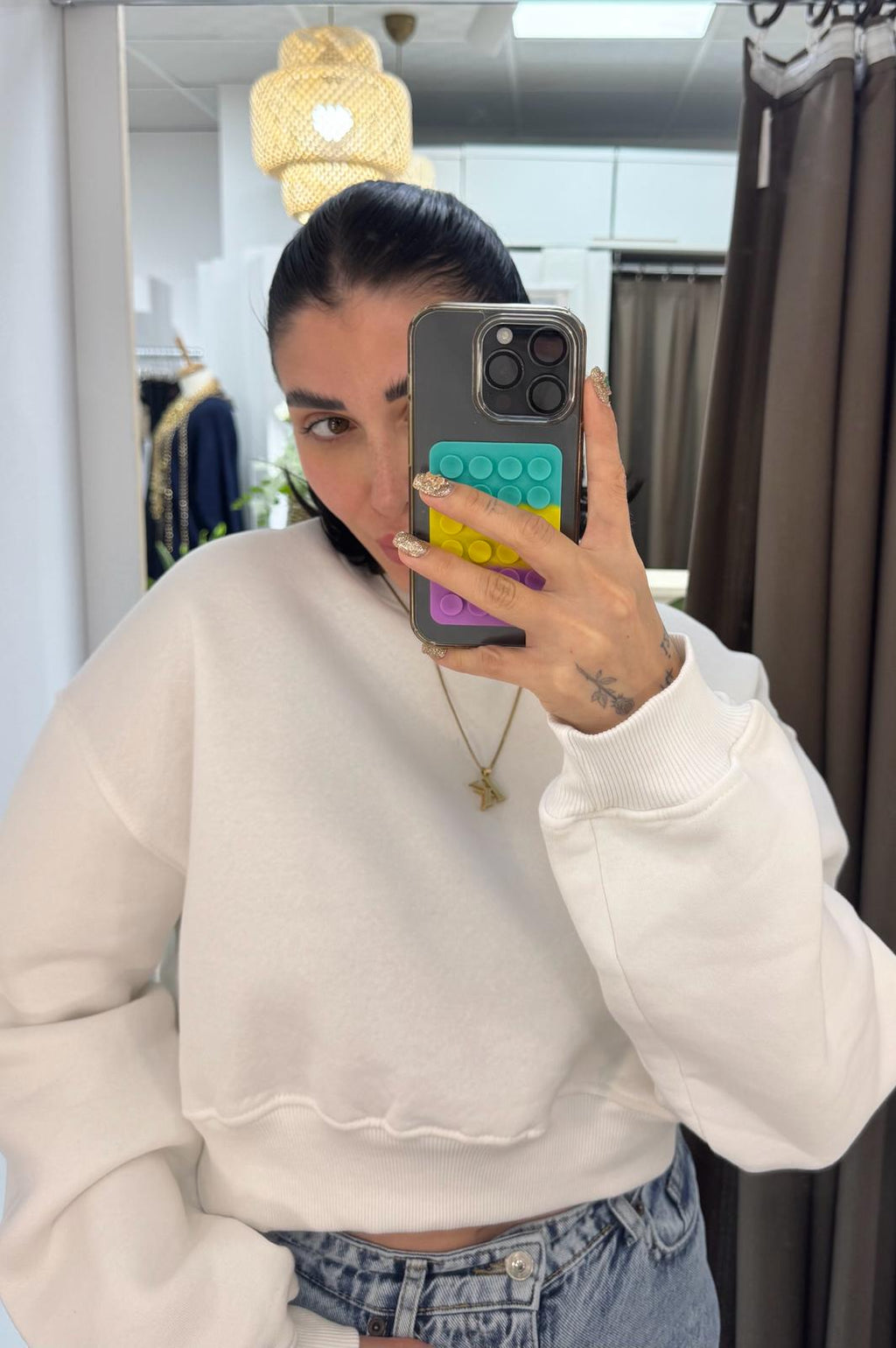 CO311 CROP SWEATSHIRT