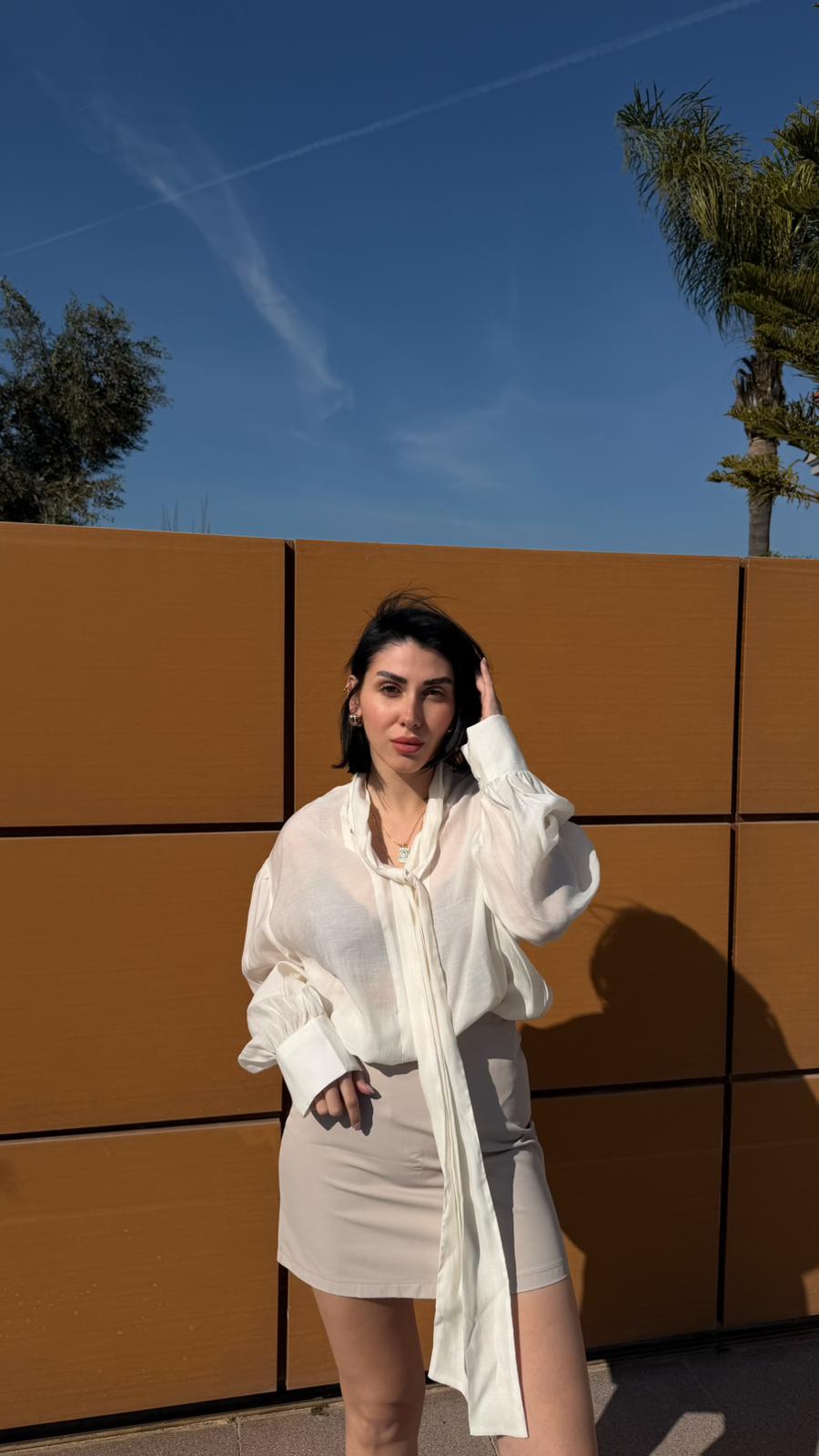 CO367 BAĞLAMALI GÖMLEK