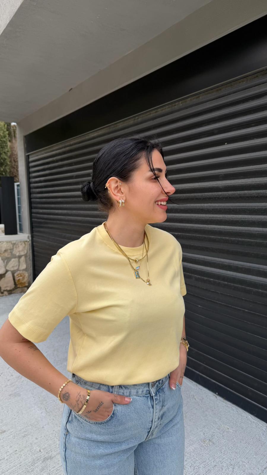 CO383 COS TEREYAĞI SARISI TSHIRT