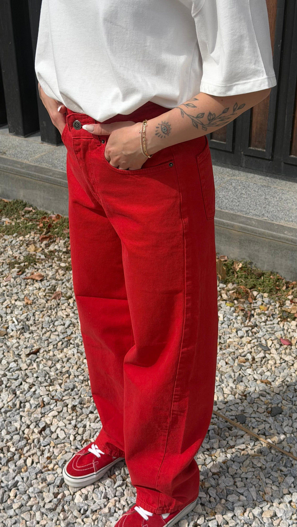 CO453 KIRMIZI MOM JEAN