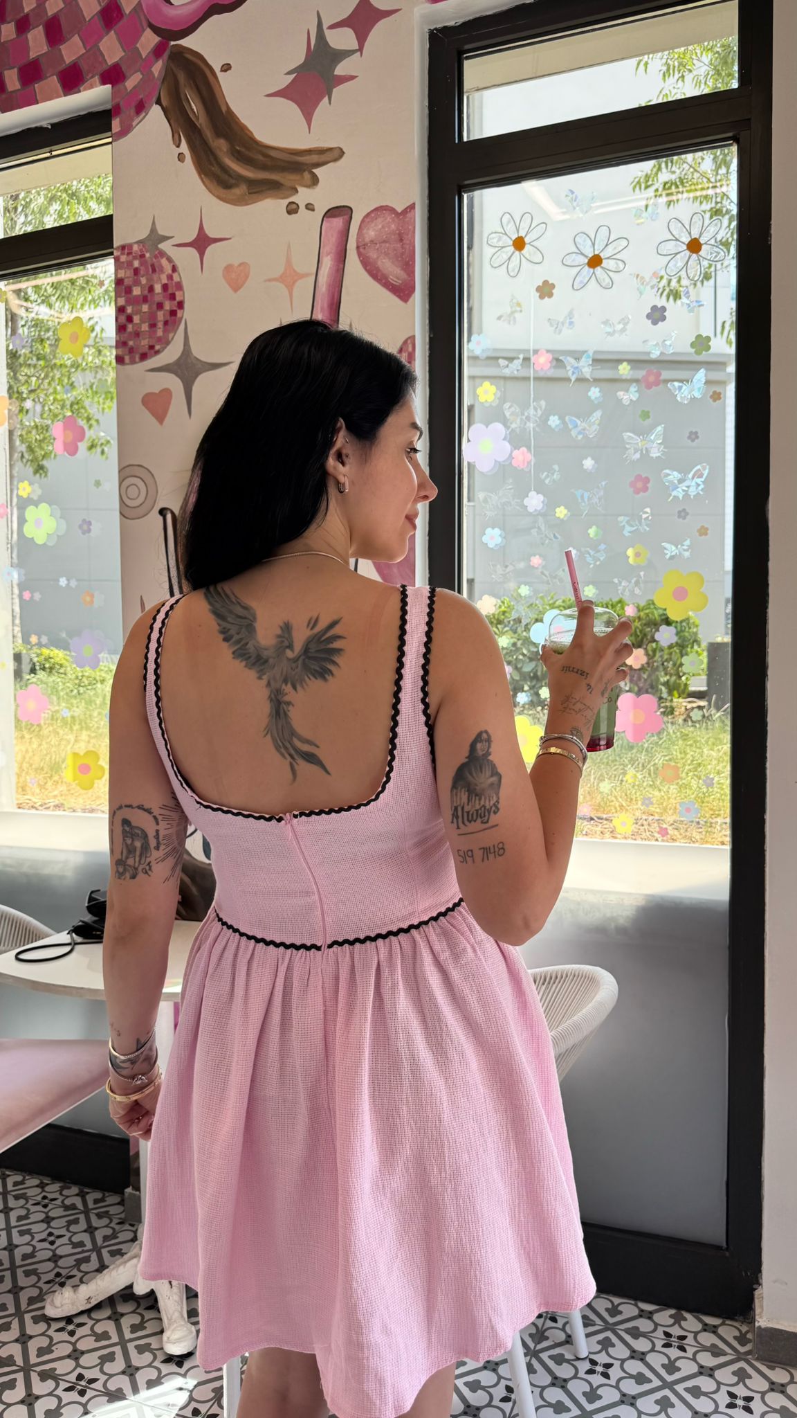 CO251 BARBIE KETEN ELBİSE