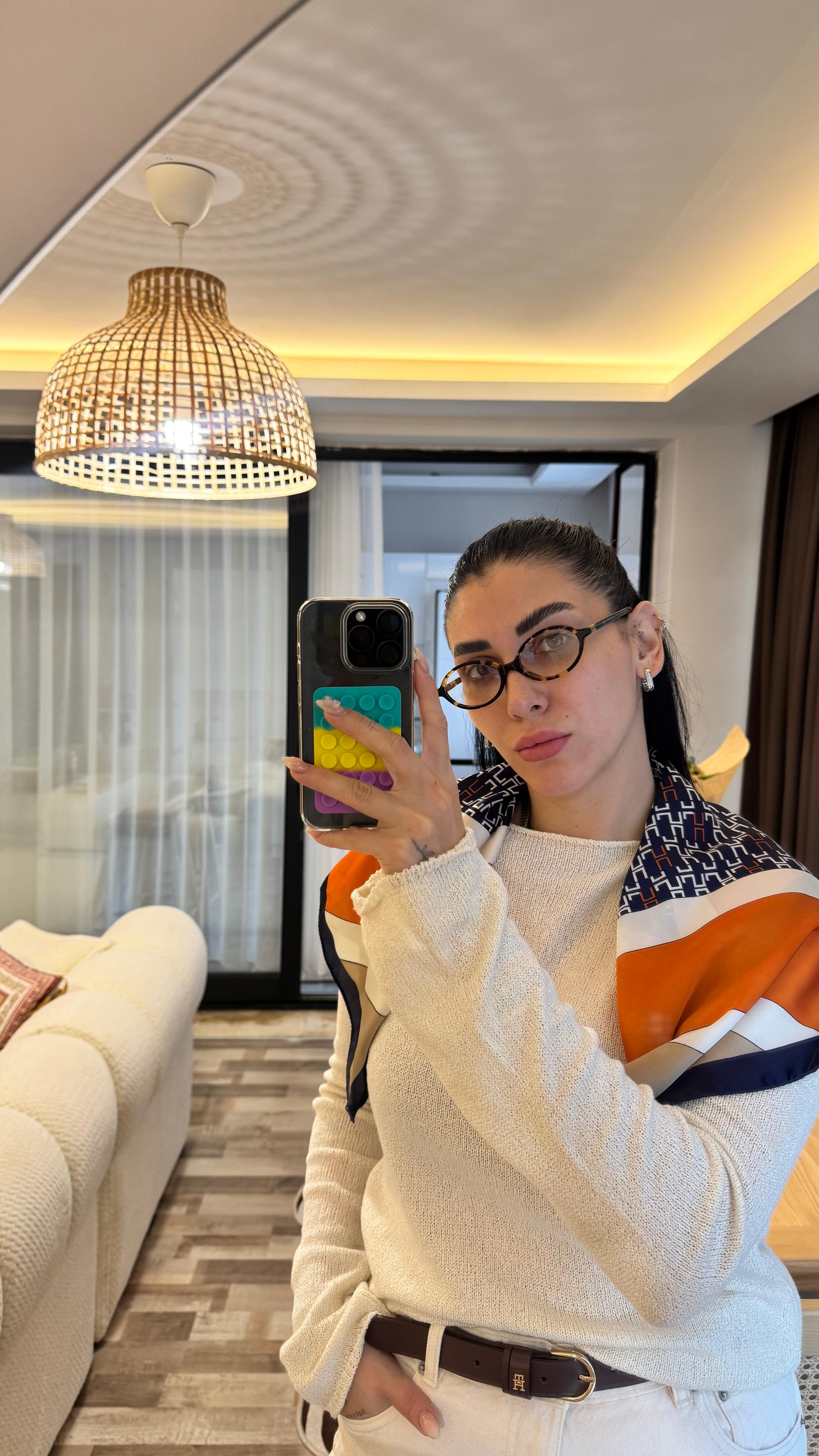 CO283 KREM UZUN TRİKO