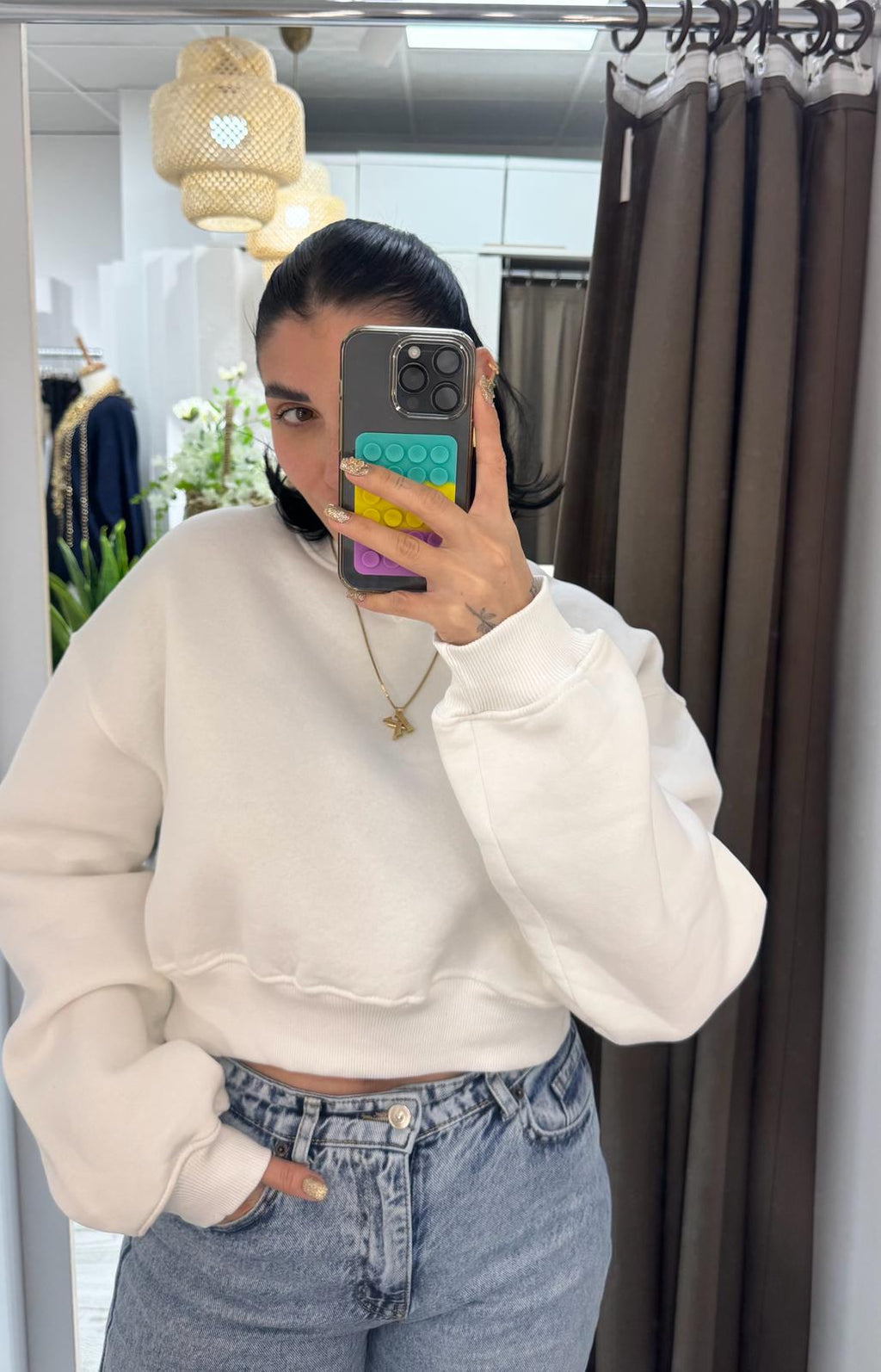 CO311 CROP SWEATSHIRT