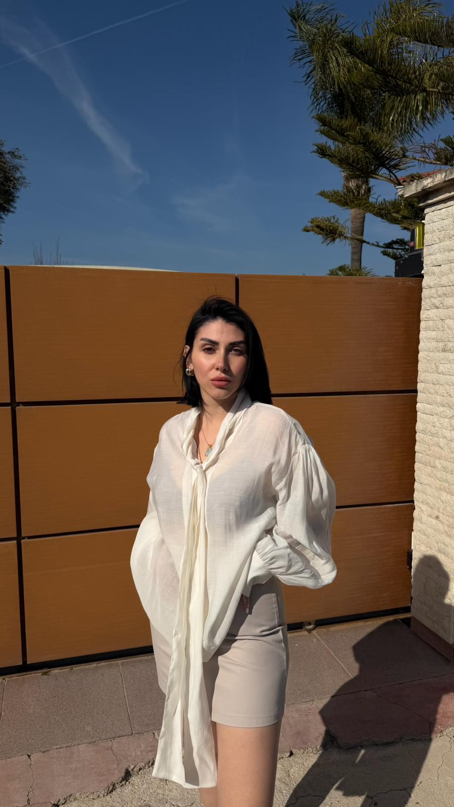 CO367 BAĞLAMALI GÖMLEK