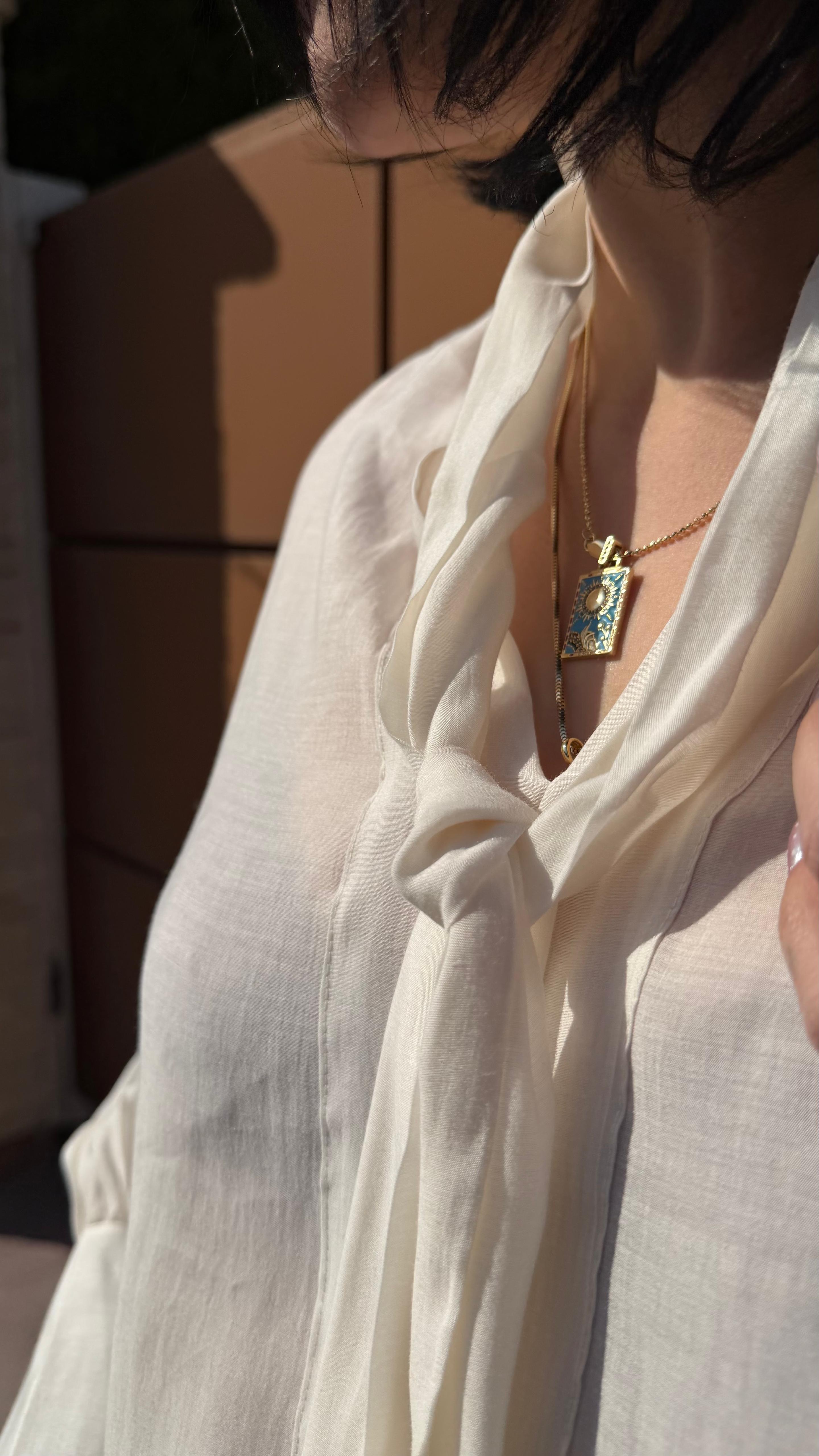 CO367 BAĞLAMALI GÖMLEK