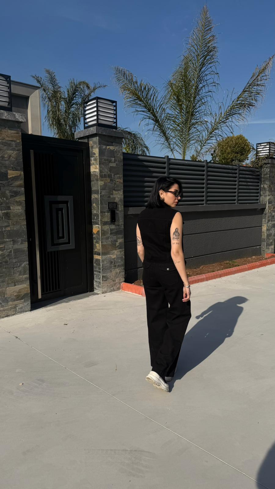 CO370 SİYAH DENIM TAKIM